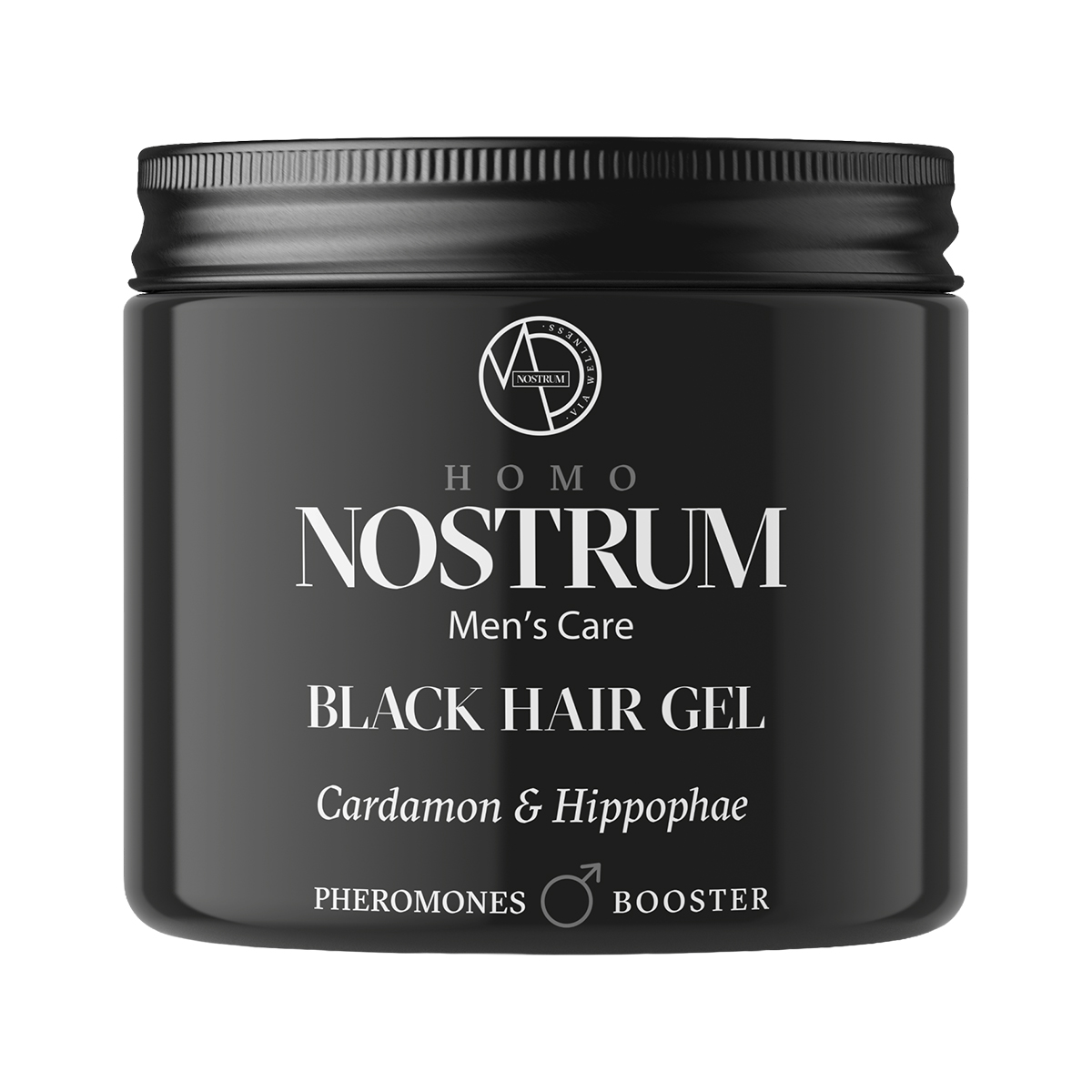 Homo Black Hair Gel Cardamon & Hippophae