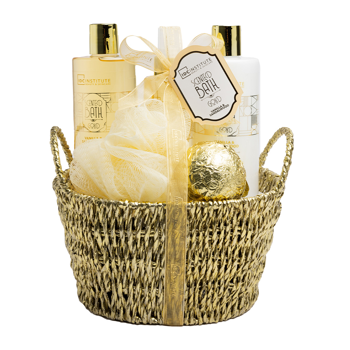 Scented Bath Gold Bascet Gift 5pcs 42262