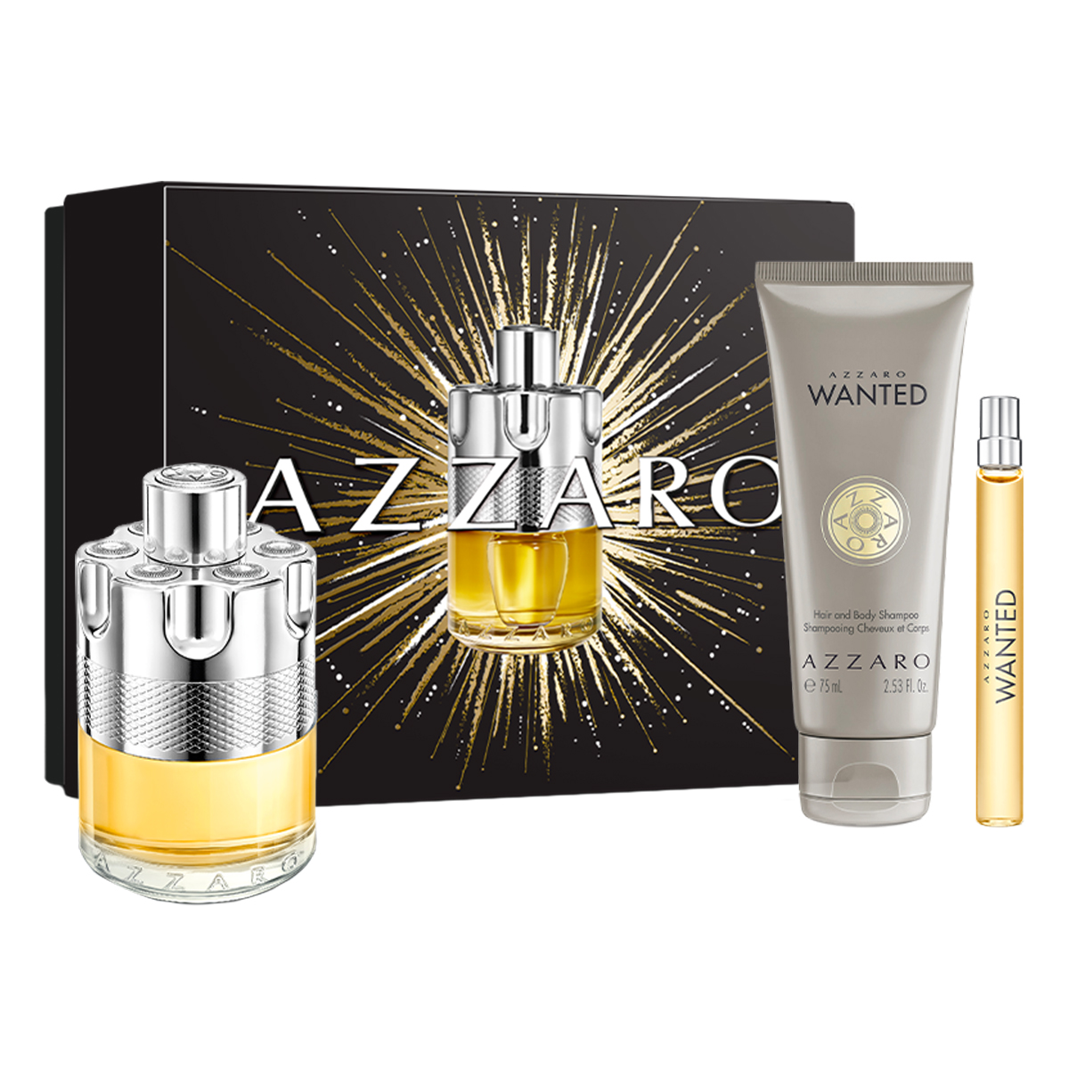 Azzaro Wanted Eau De Toilette Set 100ml